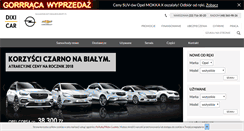 Desktop Screenshot of dixi-car.pl