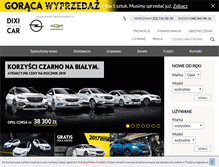 Tablet Screenshot of dixi-car.pl