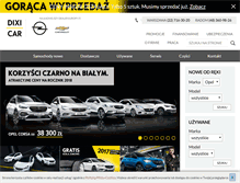 Tablet Screenshot of dixi-car.com.pl